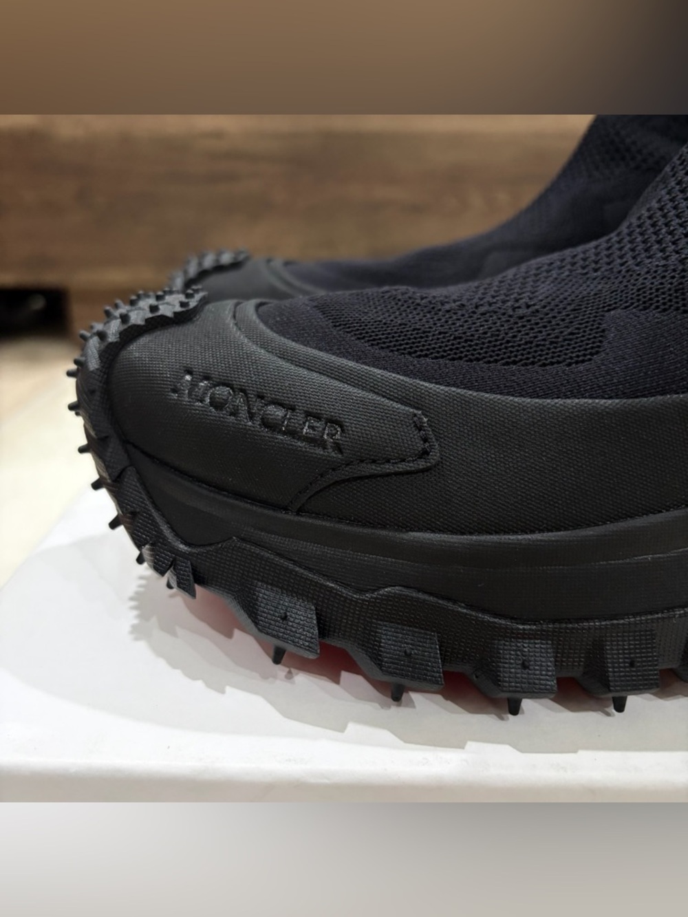 Moncler Trailgrip Knit Sock High Top Sneaker - Picture 5 of 13